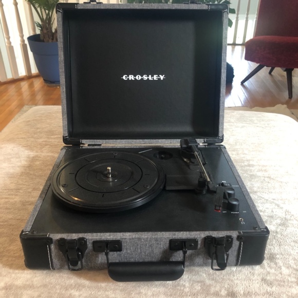 Crosley Radio Executive Smoke Record Player - Picture 2 of 4